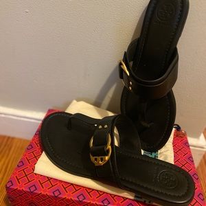 Tory Burch black flip flops